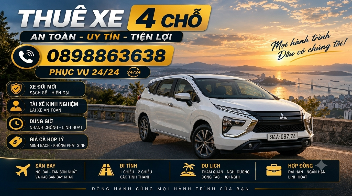Thuê Xe 4 Chỗ
